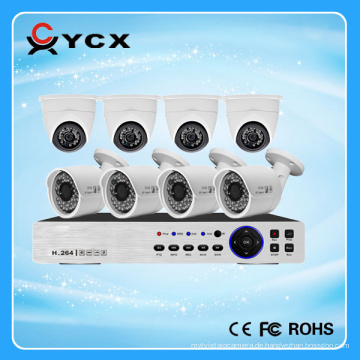 Bester Preis 4ch / 8ch / 16ch h.264 Netzsicherheit cctv dvr Installationssatz cctv Kamerasystem Videorecorder System